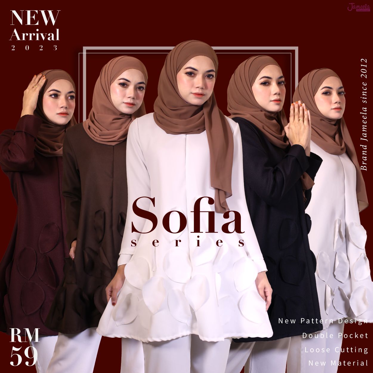 Blouse muslimah best sale